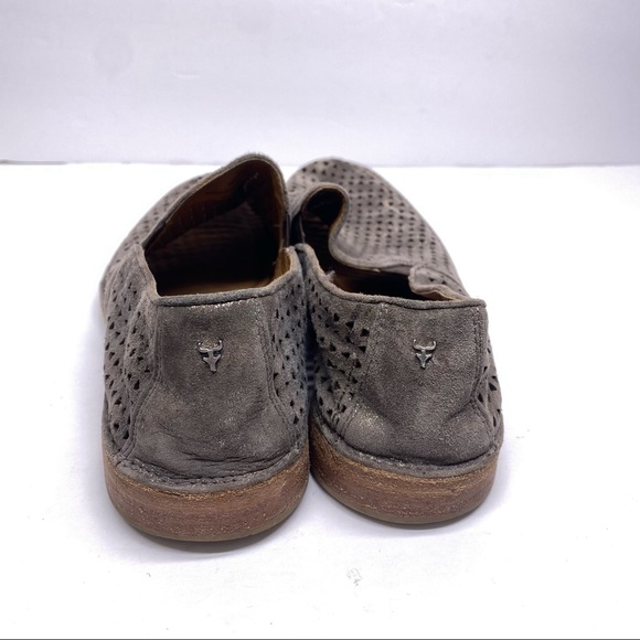 TRASK Ali Perforated Metallic Loafers - Picture 5 of 7